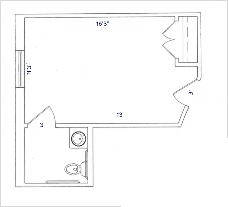 Suite Style C floor plan