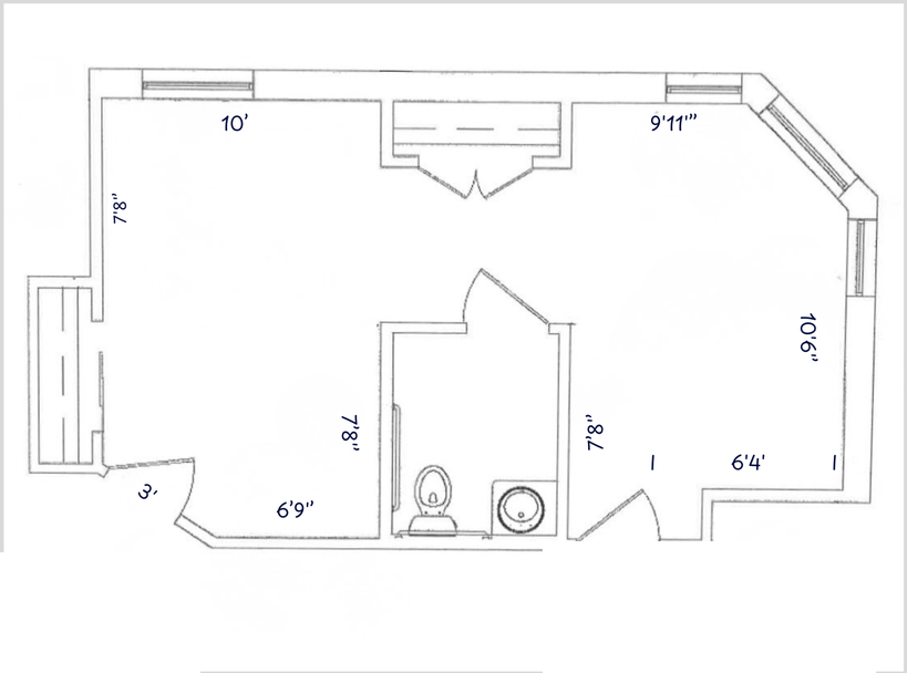 Suite Style E floor plan